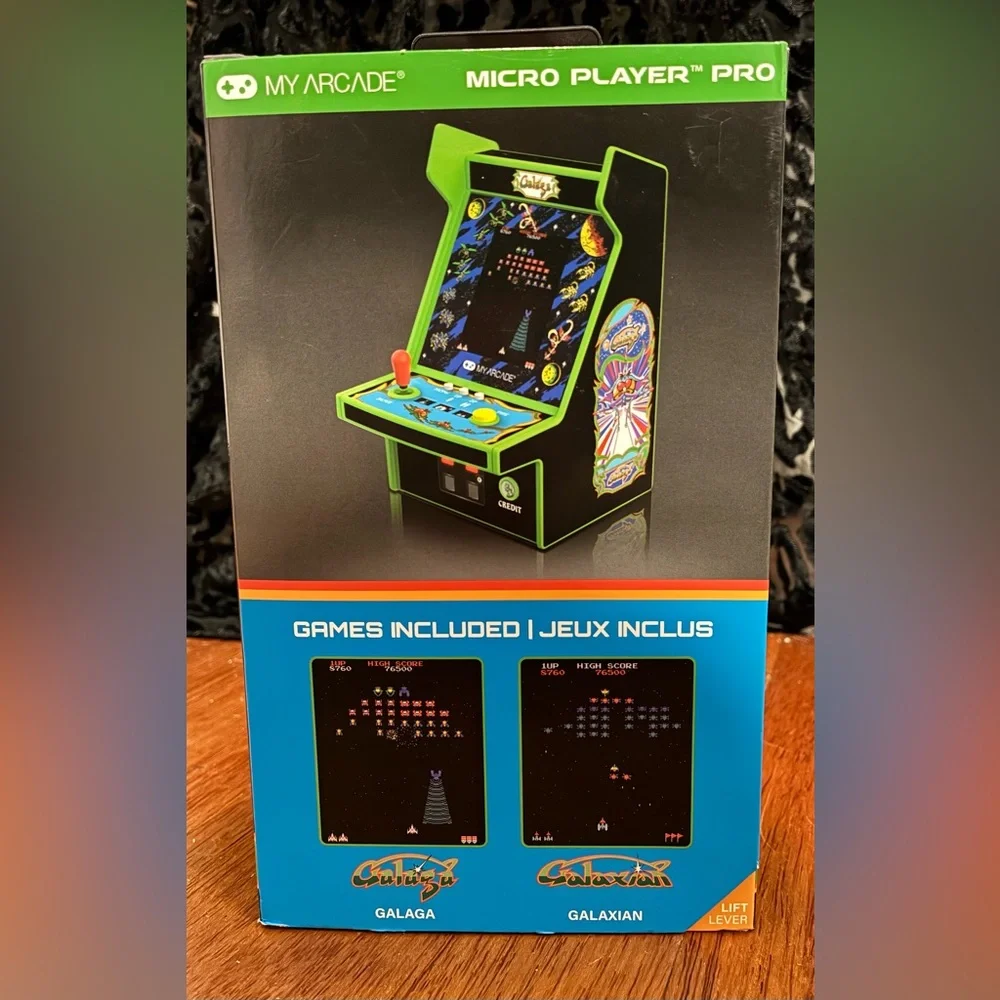 Fully Playable Micro Player Pro Portable Arcade Games: Galaga & Galaxian